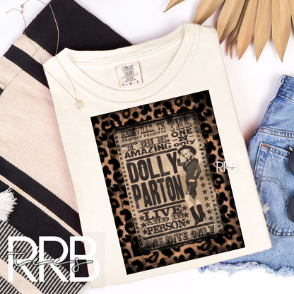 Amazing Dolly Cheetah Graphic Tee
