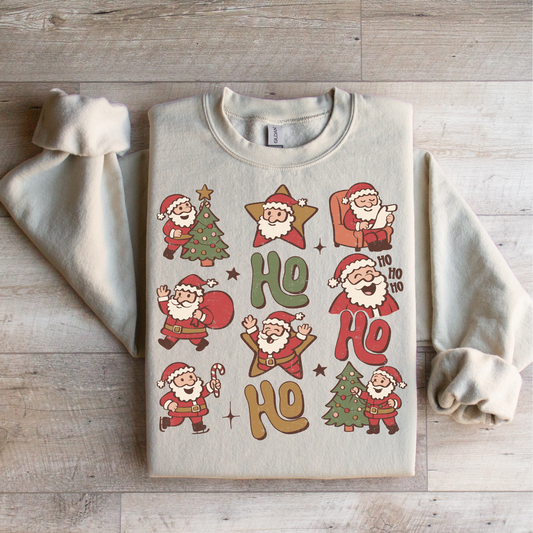 Ho Ho Ho Collage Graphic Tee