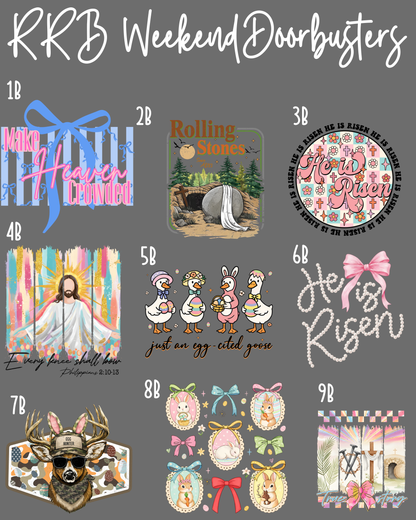 DOORBUSTERS GRAPHIC TEES 37 DESIGNS