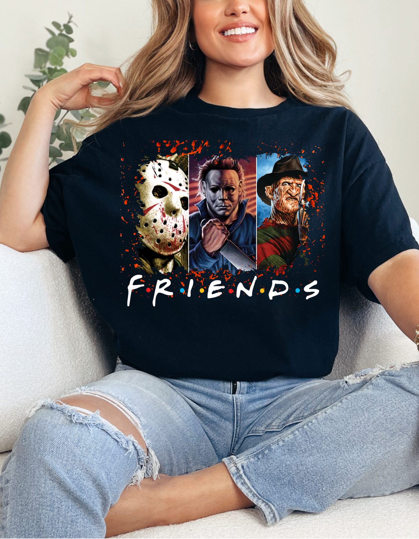 SCARY HALLOWEEN GRAPHIC TEE - 39