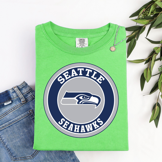 Seattle Seahawks Circle Graphic Tee