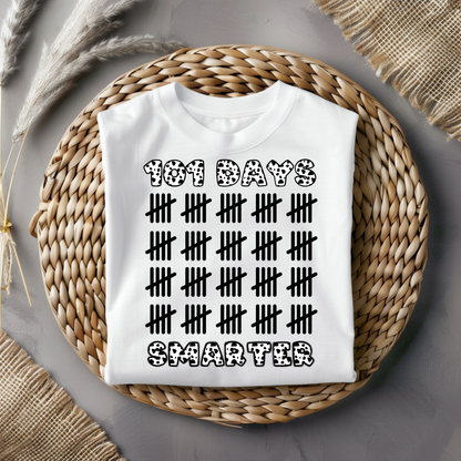 101 Days Tally Marks Graphic Tee