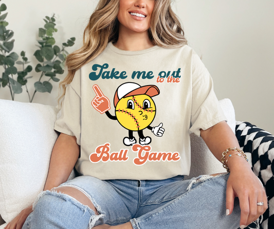 Take Me Out To The Ball Game Graphic Tee - Adult