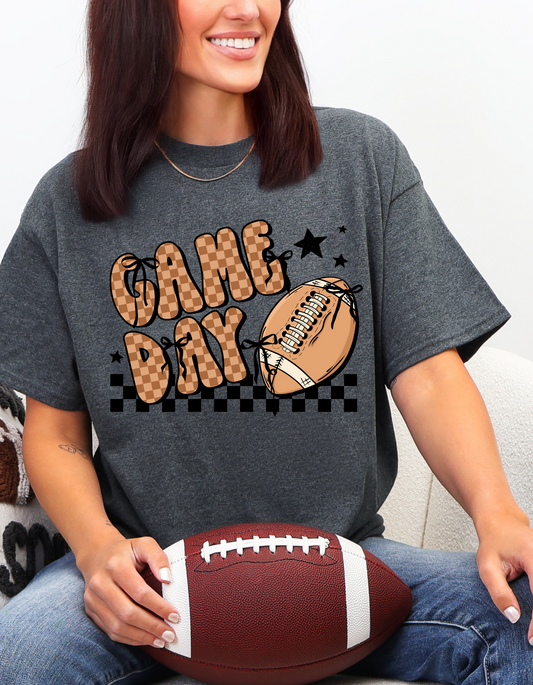 Game Day Checkered Graphic Tee