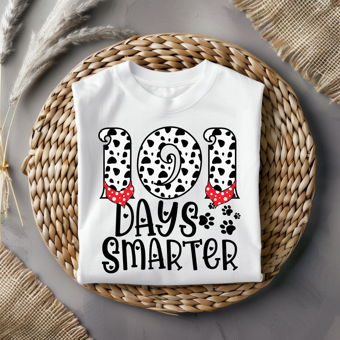 101 Days Smarter Bandanas Graphic Tee