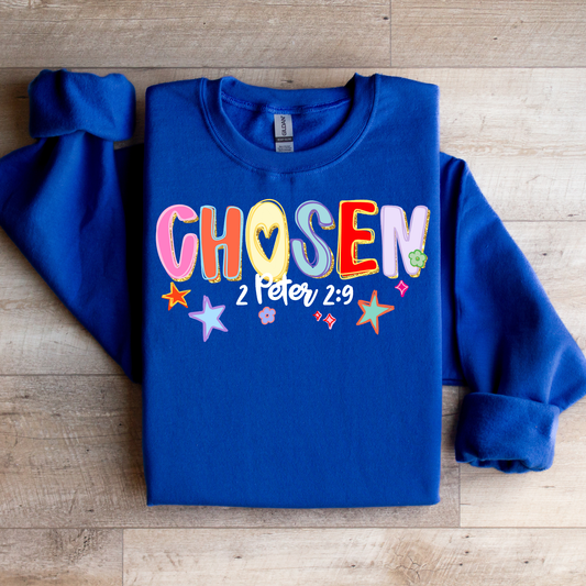 Doodle Chosen 2 Peter 2:9 Graphic Tee
