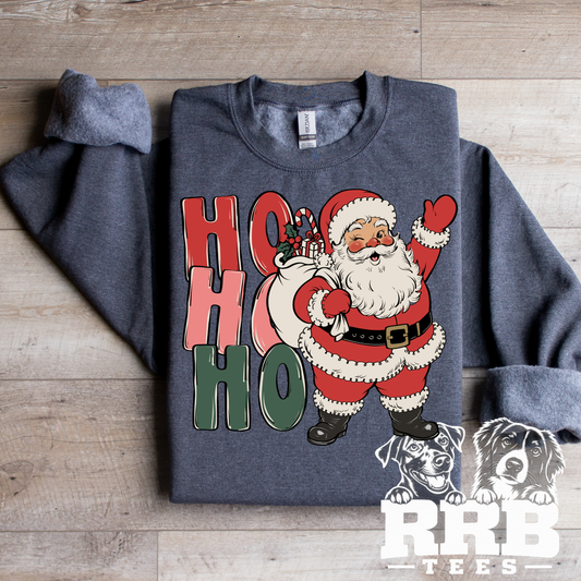 HO HO HO Santa Graphic Tee