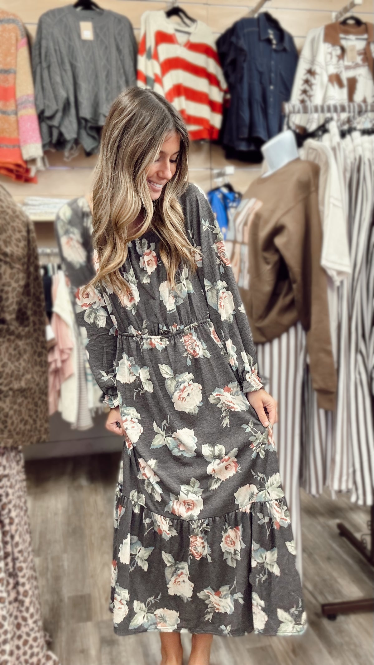 Beautiful Crazy Dress - Charcoal