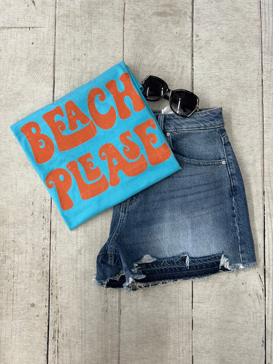 Beach Please Graphic Tee CC