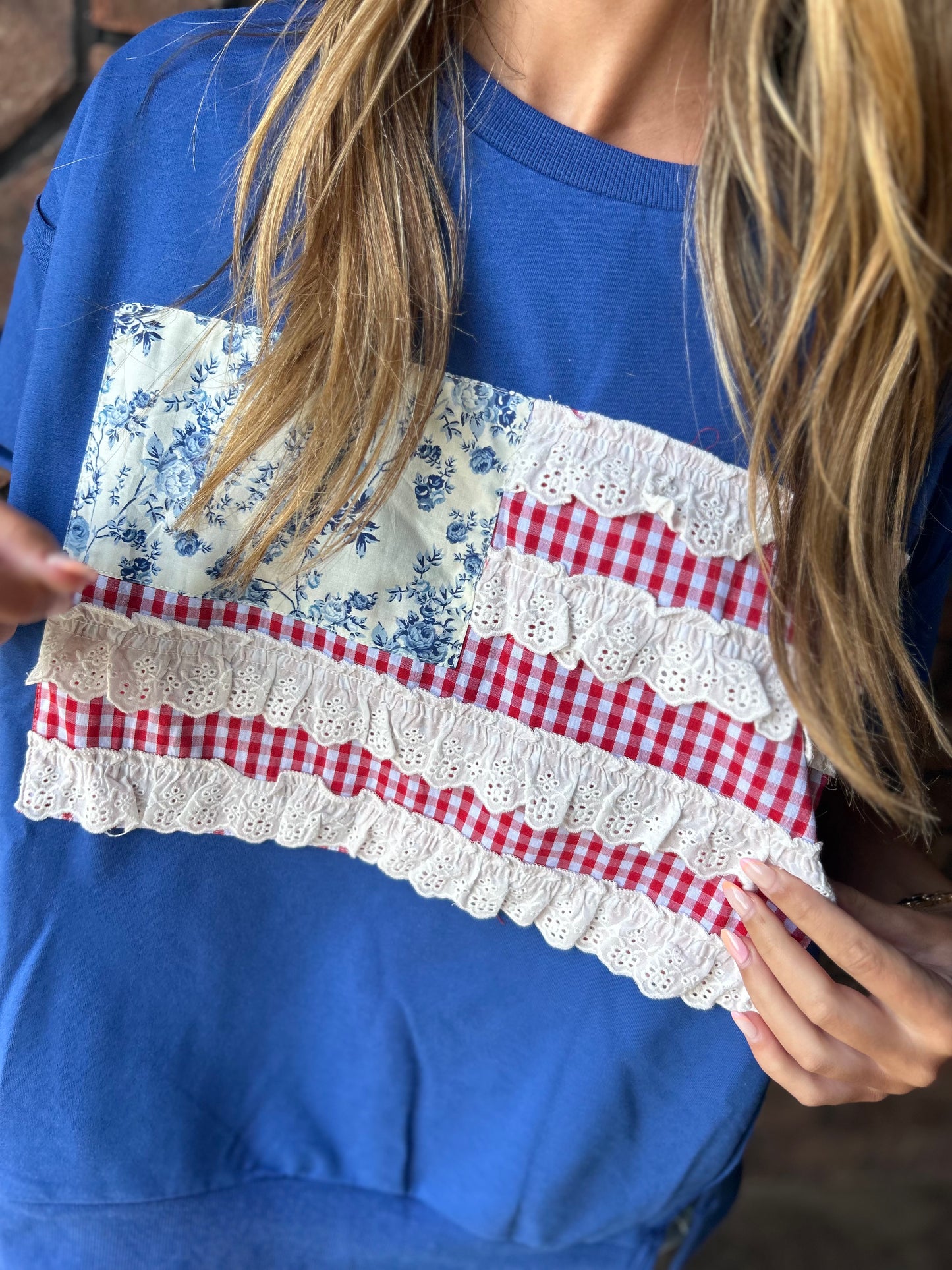 American Honey Top - Navy