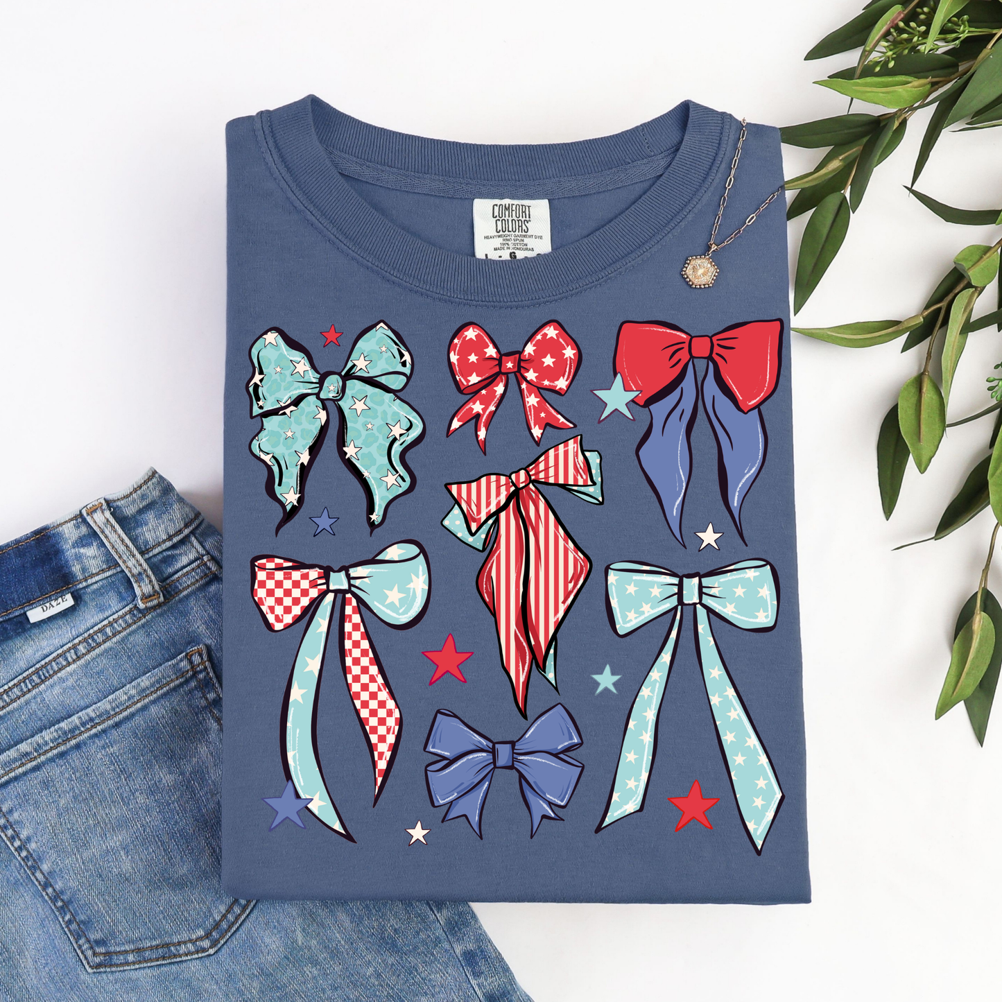 Patriotic Bows Graphic Tee