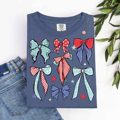 Patriotic Bows Graphic Tee