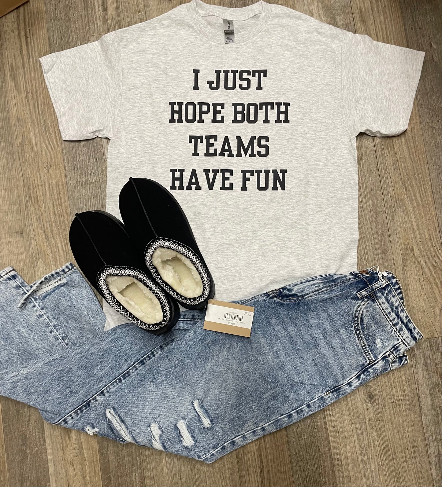 I Just Hope Both Teams Have Fun Graphic Tee - Adult