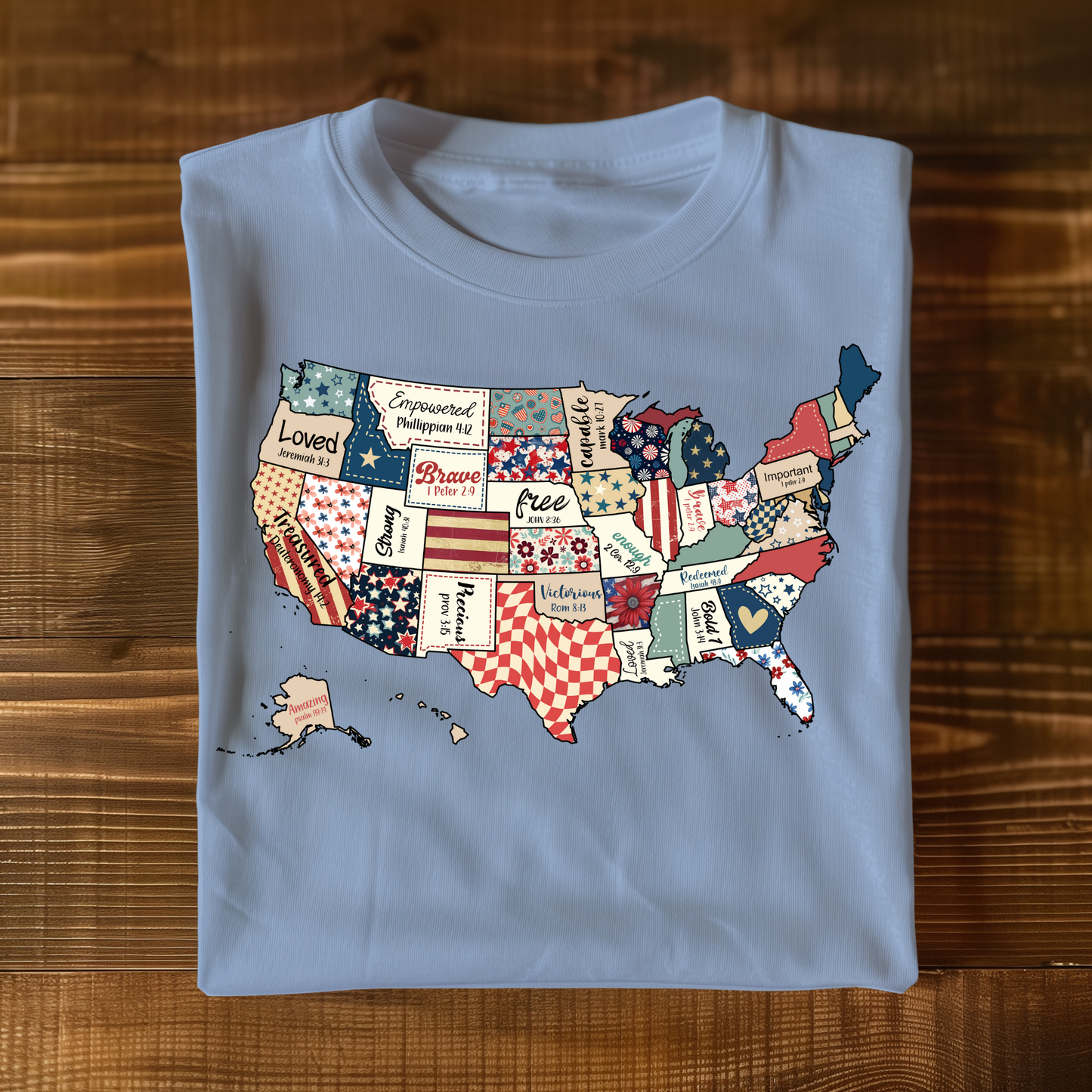 Patriotic Graphic Tee - 44