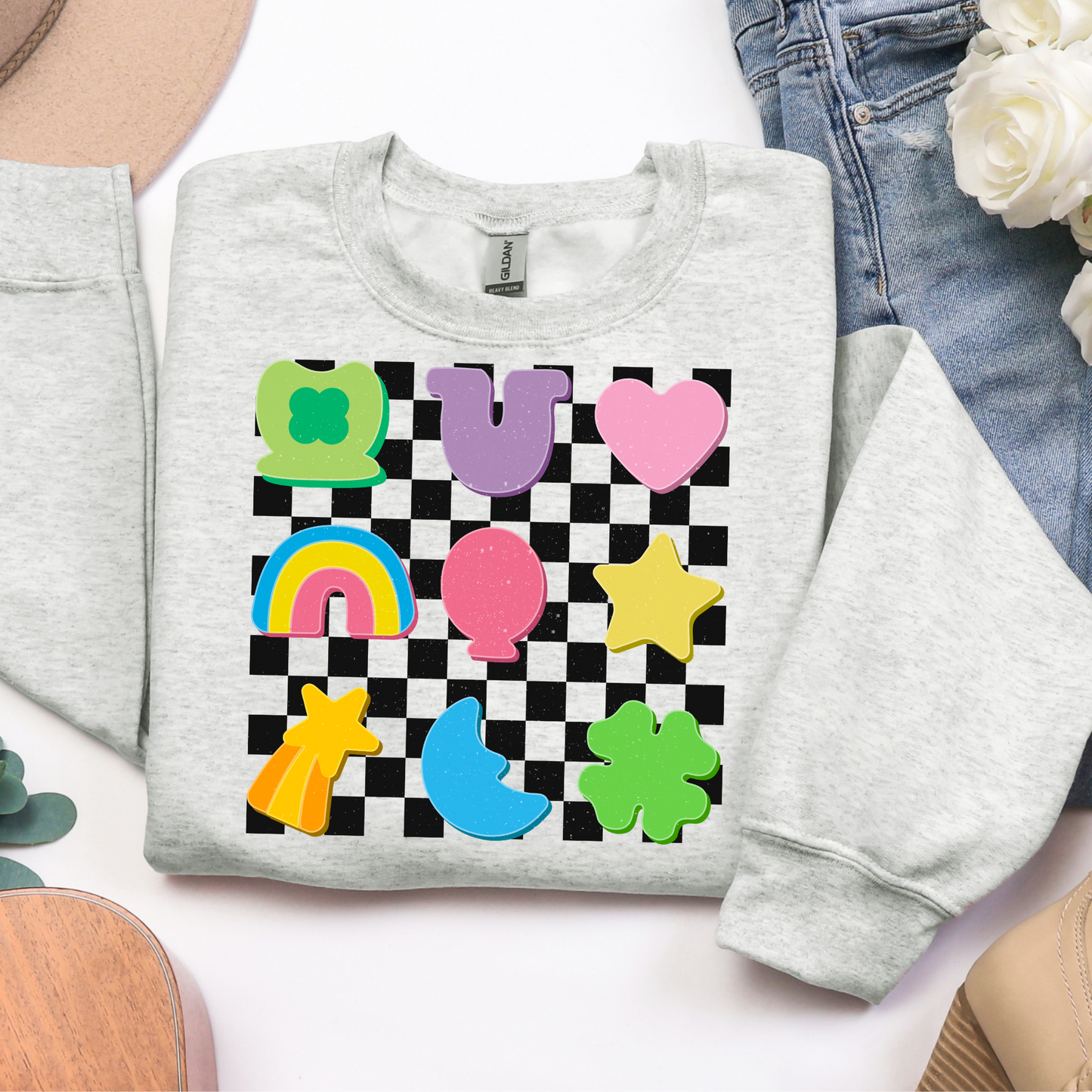 Lucky Charms Checkered Graphic Tee