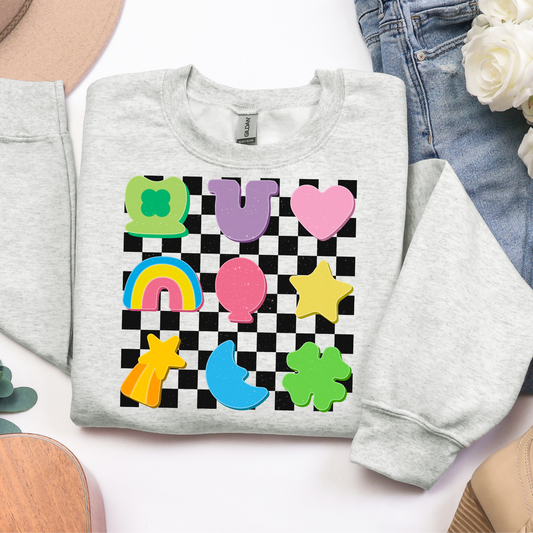 Lucky Charms Checkered Graphic Tee