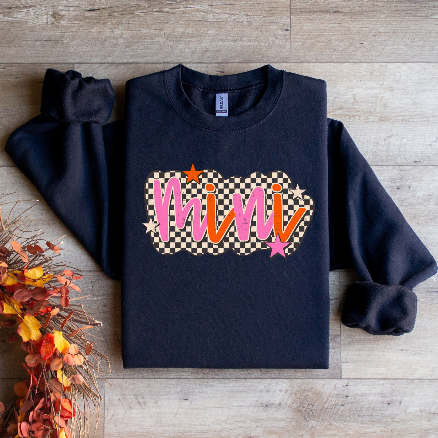 Mini Checkered Graphic Tee