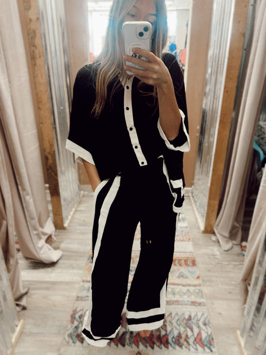 Love You More 2 Piece Set - Black