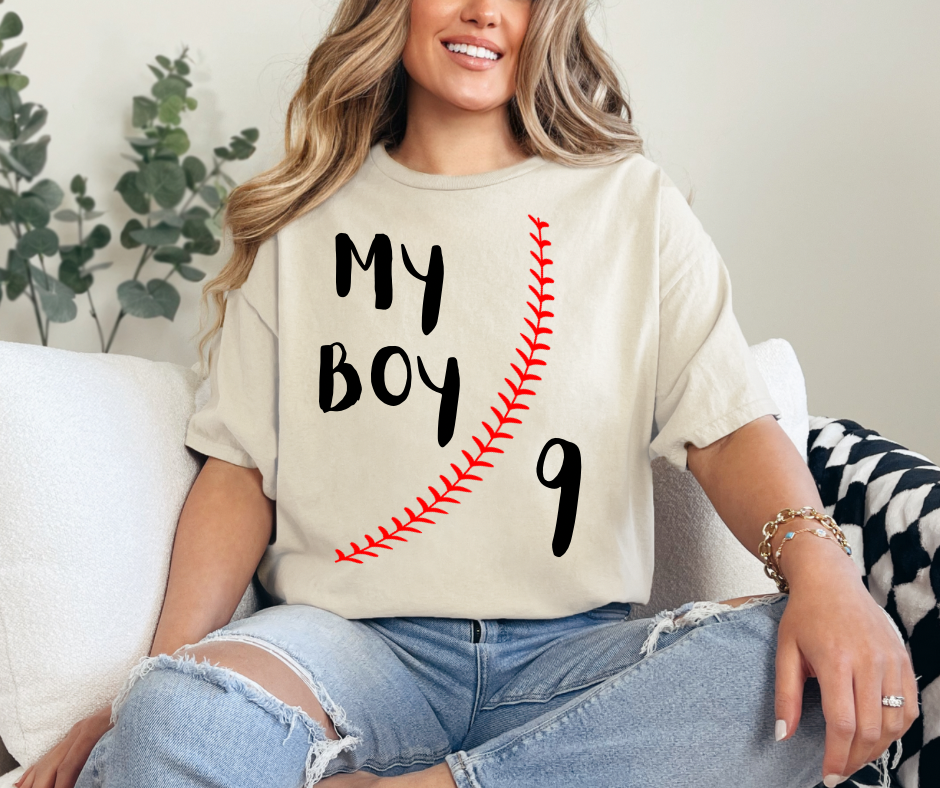 My Boy/My Girl Baseball /Softball Graphic Tees - Adult