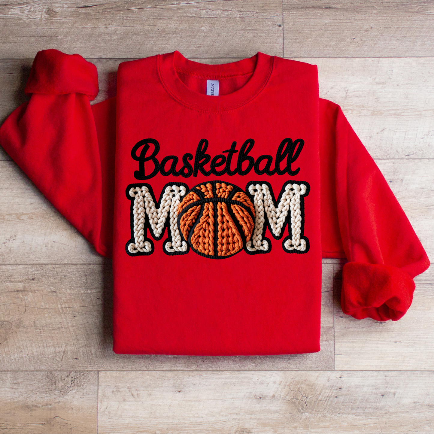Basketball Mom Yarn Graphic Tee