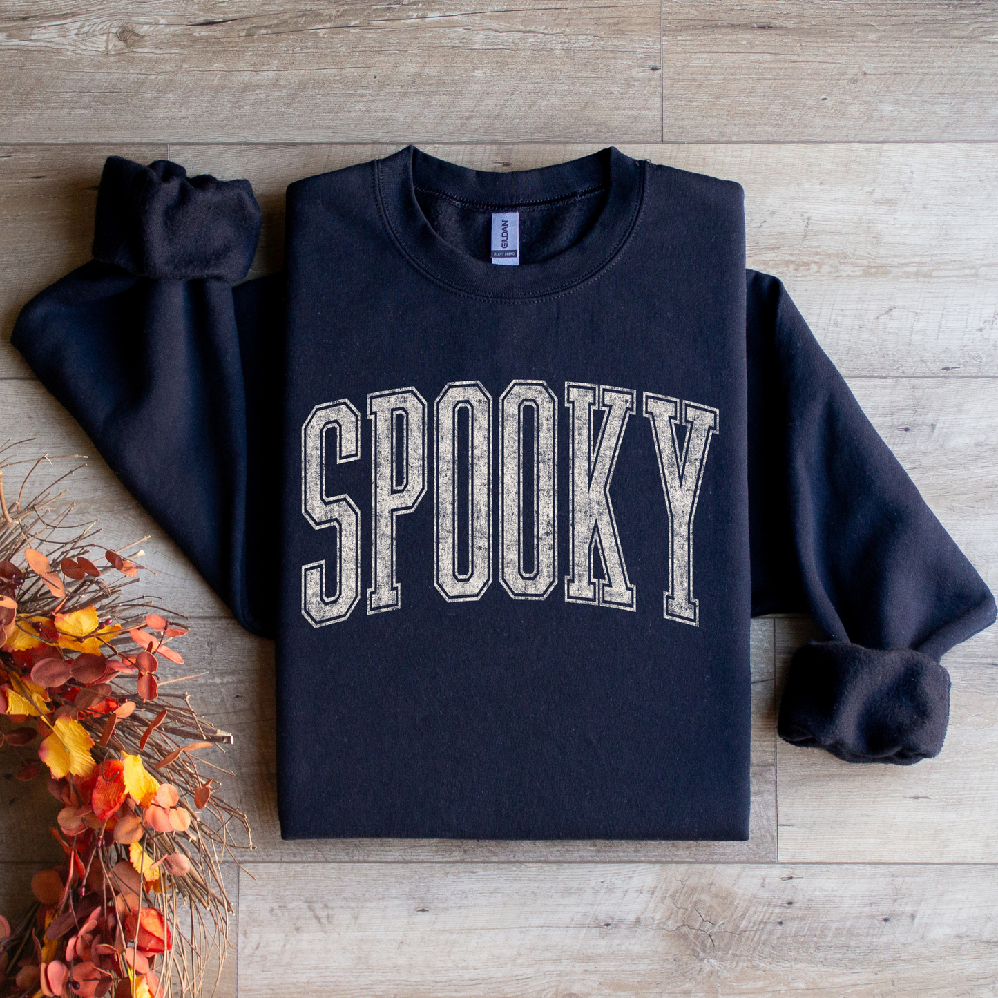 Spooky Distressed Graphic Tee