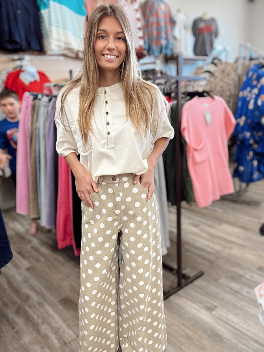 Let's Have Fun Polka Dot Pants