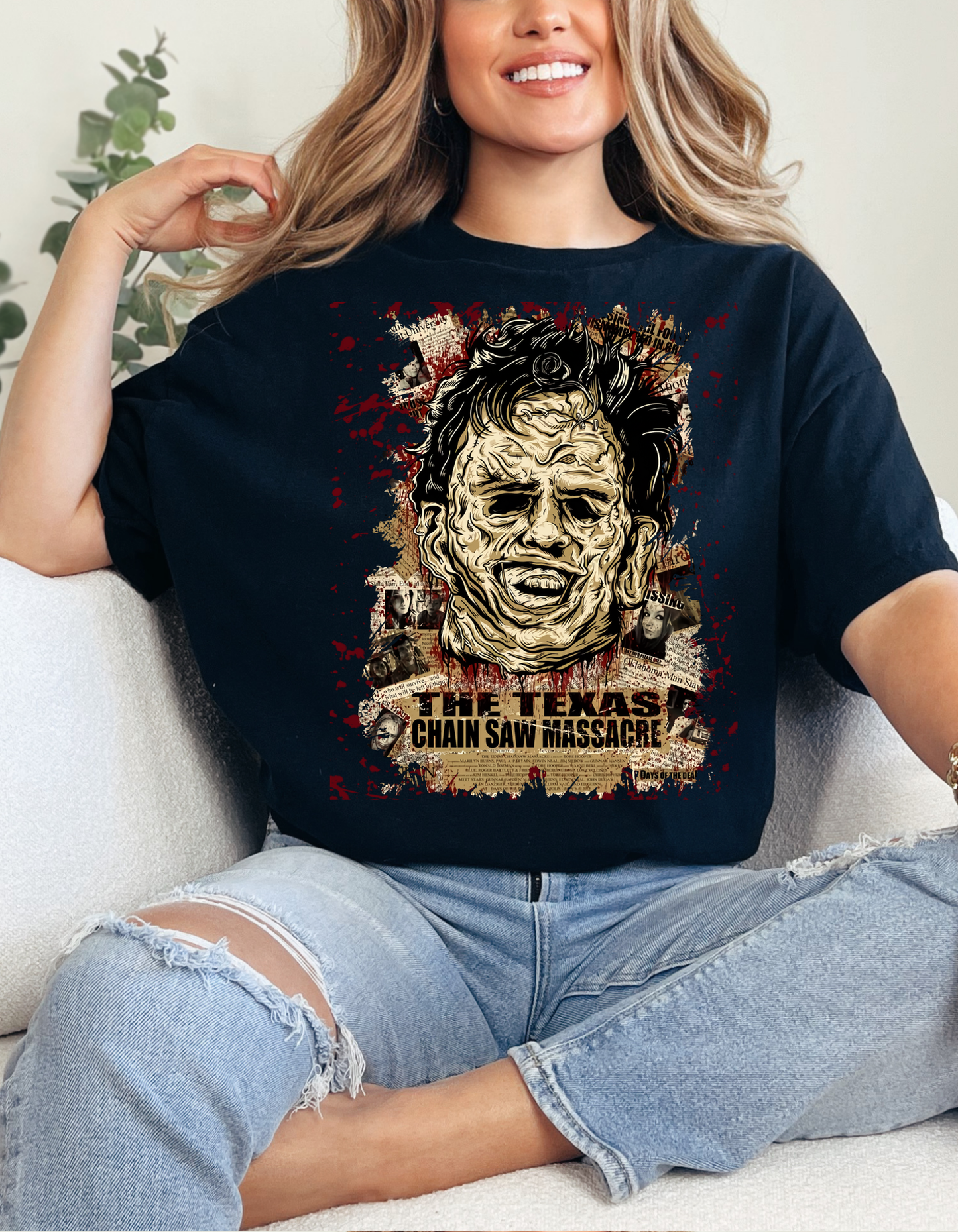 SCARY HALLOWEEN GRAPHIC TEE - 47