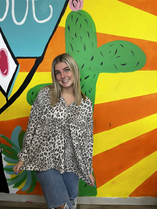 Truly Beautiful Animal Print Blouse