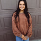 Sweater Weather Oversized Sweater - Chestnut