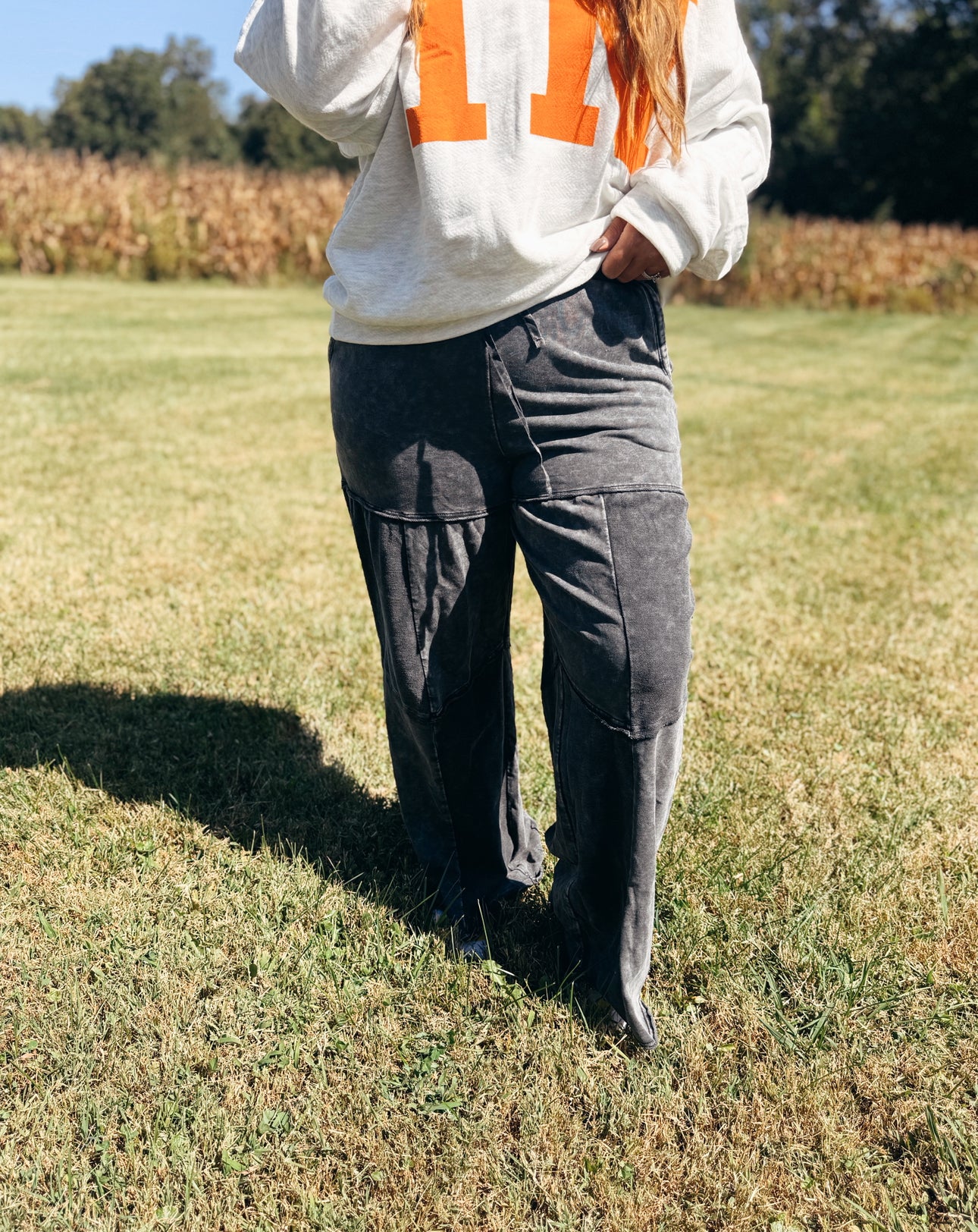 Number One Mineral Washed Pants