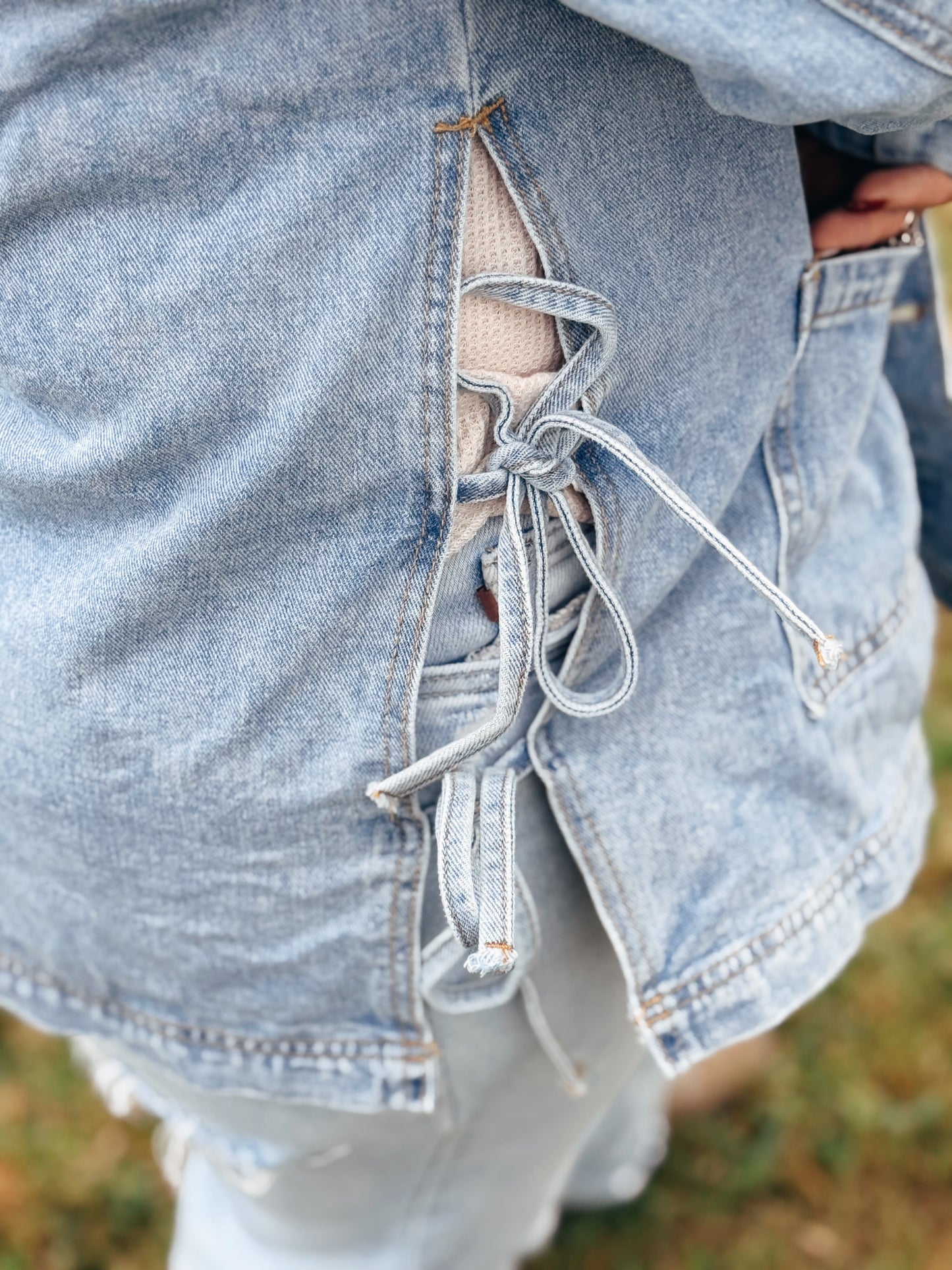 Want It More Blue Jean Jacket