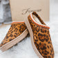 Never Better Slip On Booties - Leopard