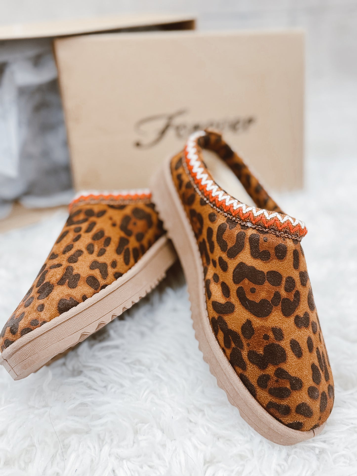 Never Better Slip On Booties - Leopard