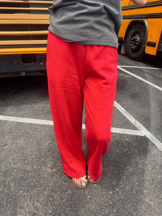 Love You Most Sweatpants - Ruby