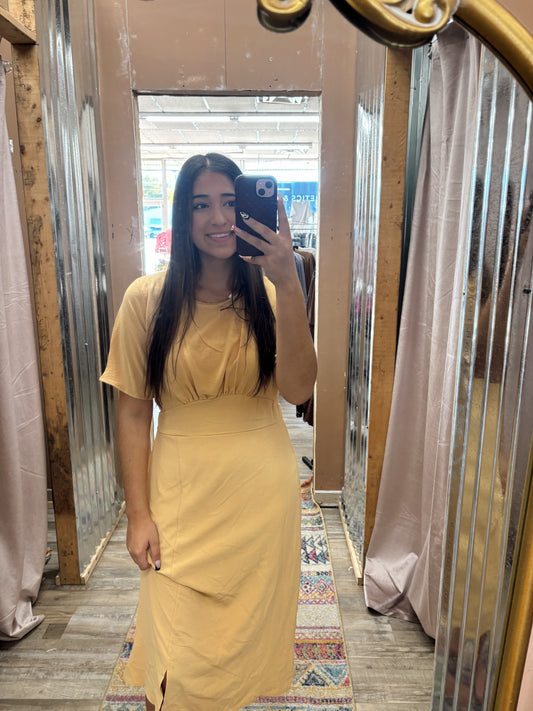DB - Mustard Dress