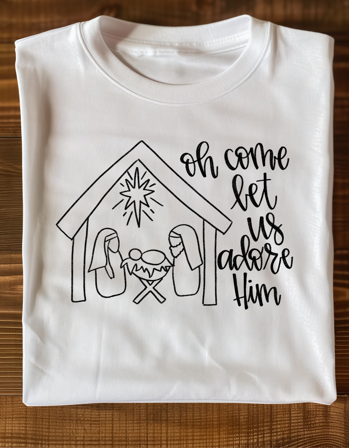 Color Me Christmas Graphic Tee