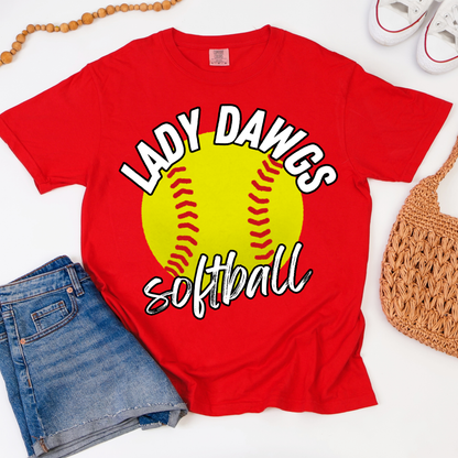 Your School Baseball/Softball Custom School Graphic Tee