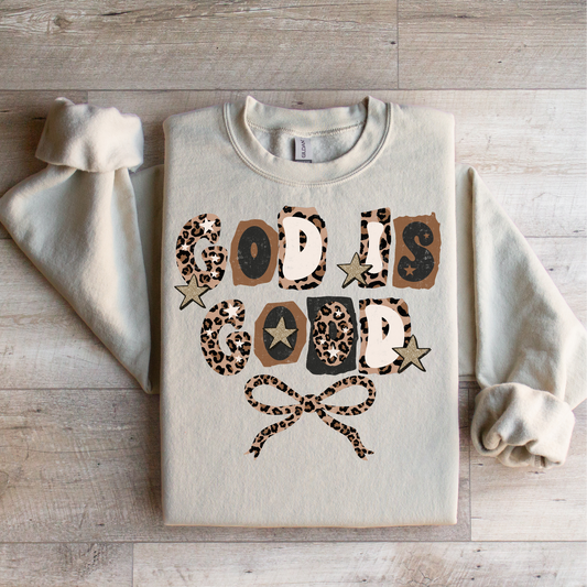 God is Good Cheetah Graphic Tee