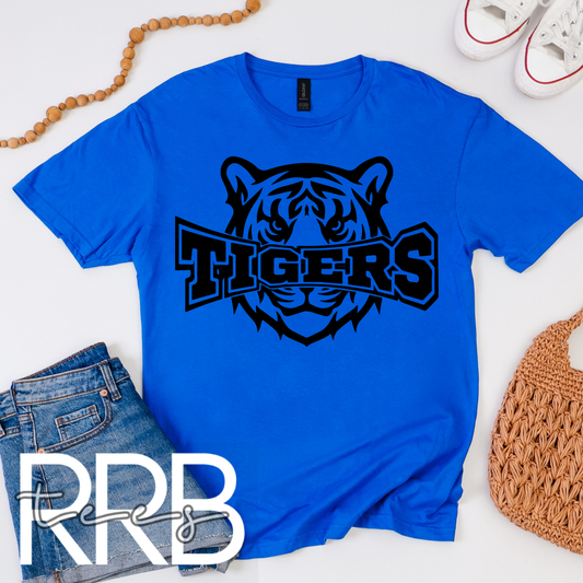 Tiger Head Tigers Warped Graphic Tee
