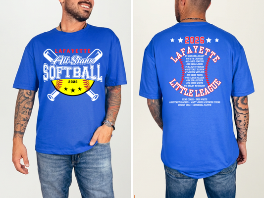 Lafayette Little League All Stars - 8U Sanction Softball