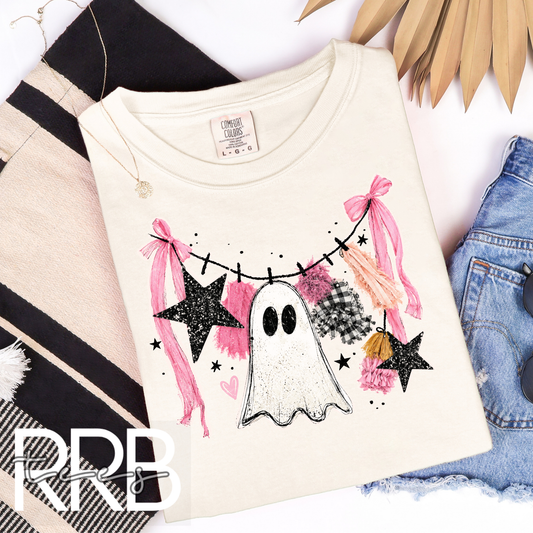 Ghost on a Clothesline Graphic Tee