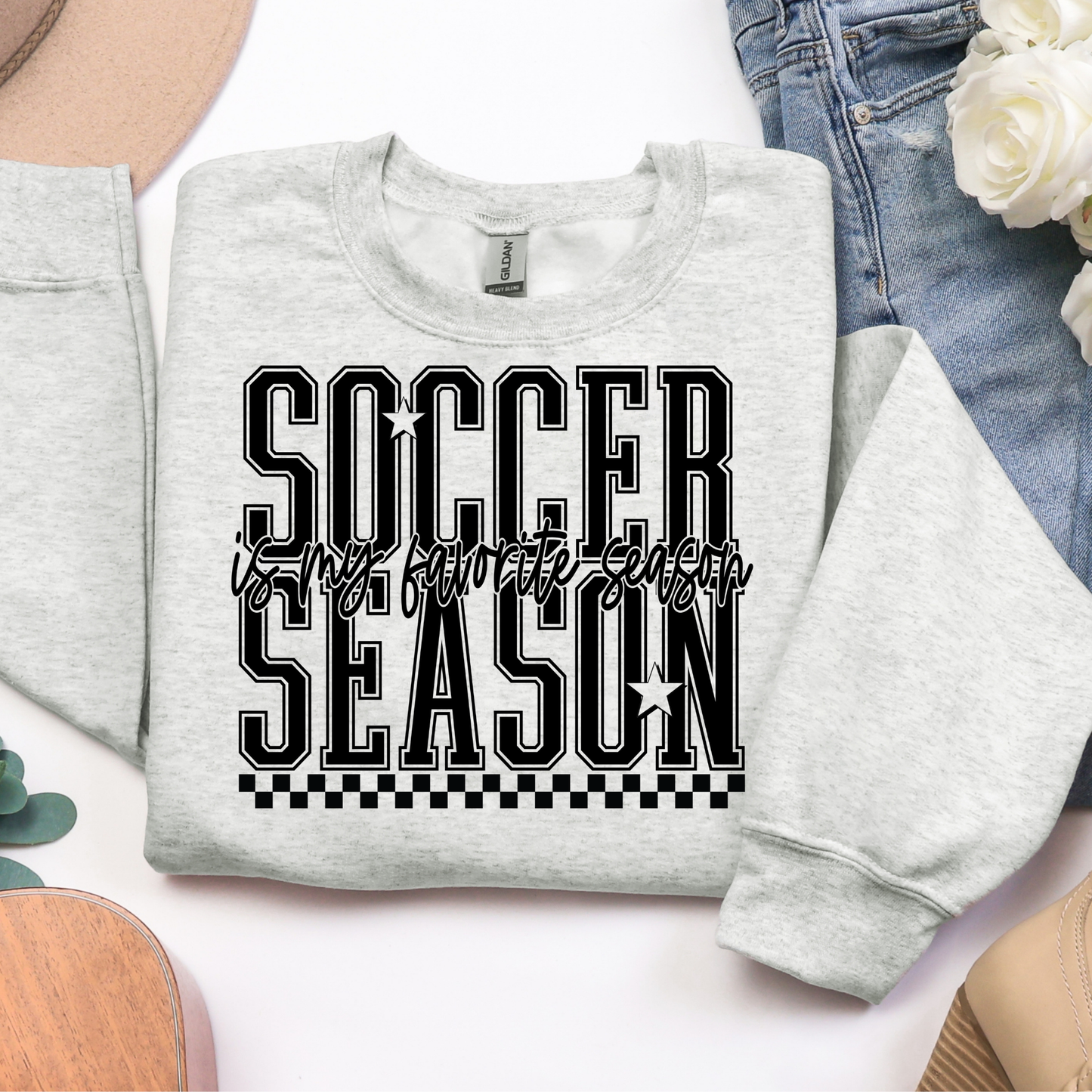Soccer Season Is My Favorite` Season Graphic Tee
