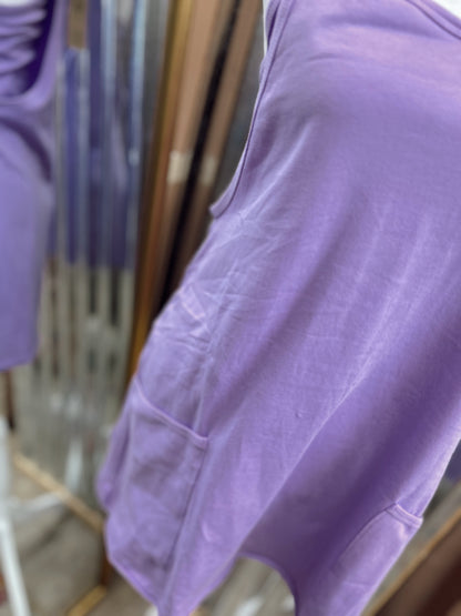 DOORBUSTER Mini Dress Romper - B Lavender