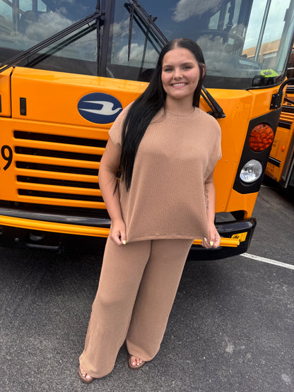 DOORBUSTER Relaxed 2 Piece Set - Deep Camel