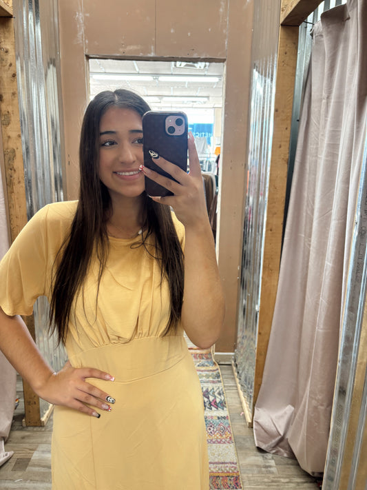 DB - Mustard Dress