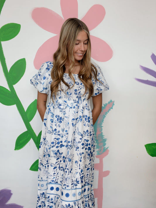 Better For Now Floral Maxi Dress