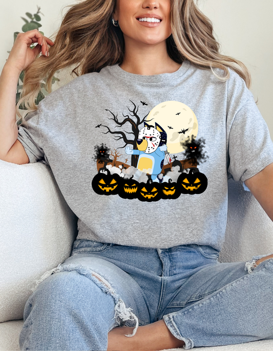 SCARY HALLOWEEN GRAPHIC TEE - 51