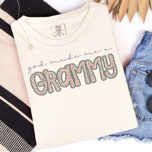 God Made Me A {Custom Name} Graphic Tee