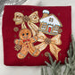 Gingerbread Man & House With Bows Graphic Tee