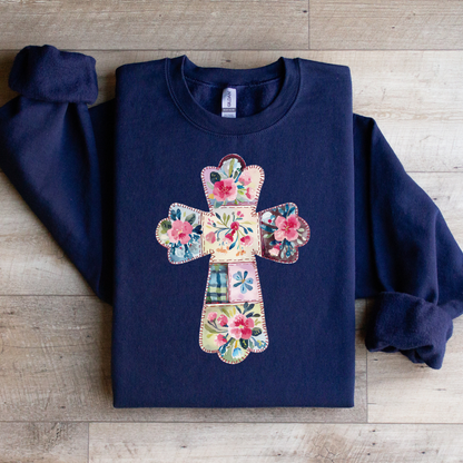 Patchwork Cross Graphic Tee